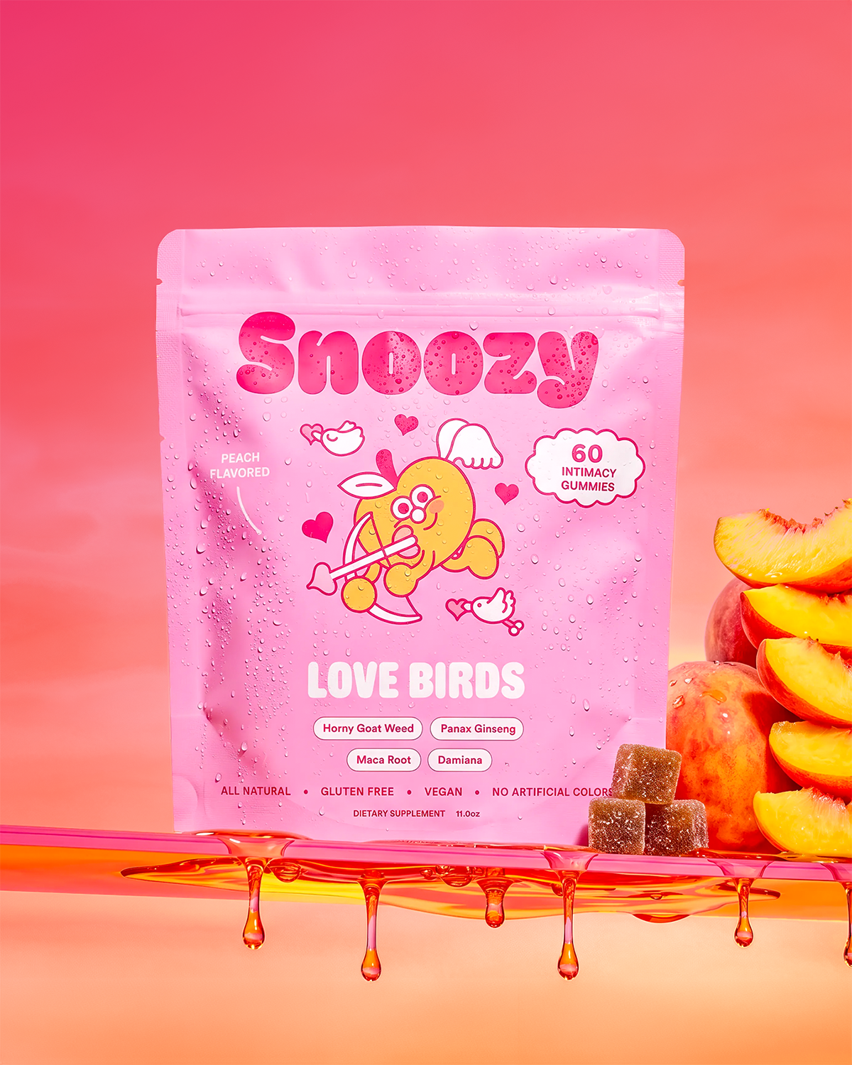 砂糖くん SLOW LOVELESS Love Birds: Intimacy Gummies – Snoozy