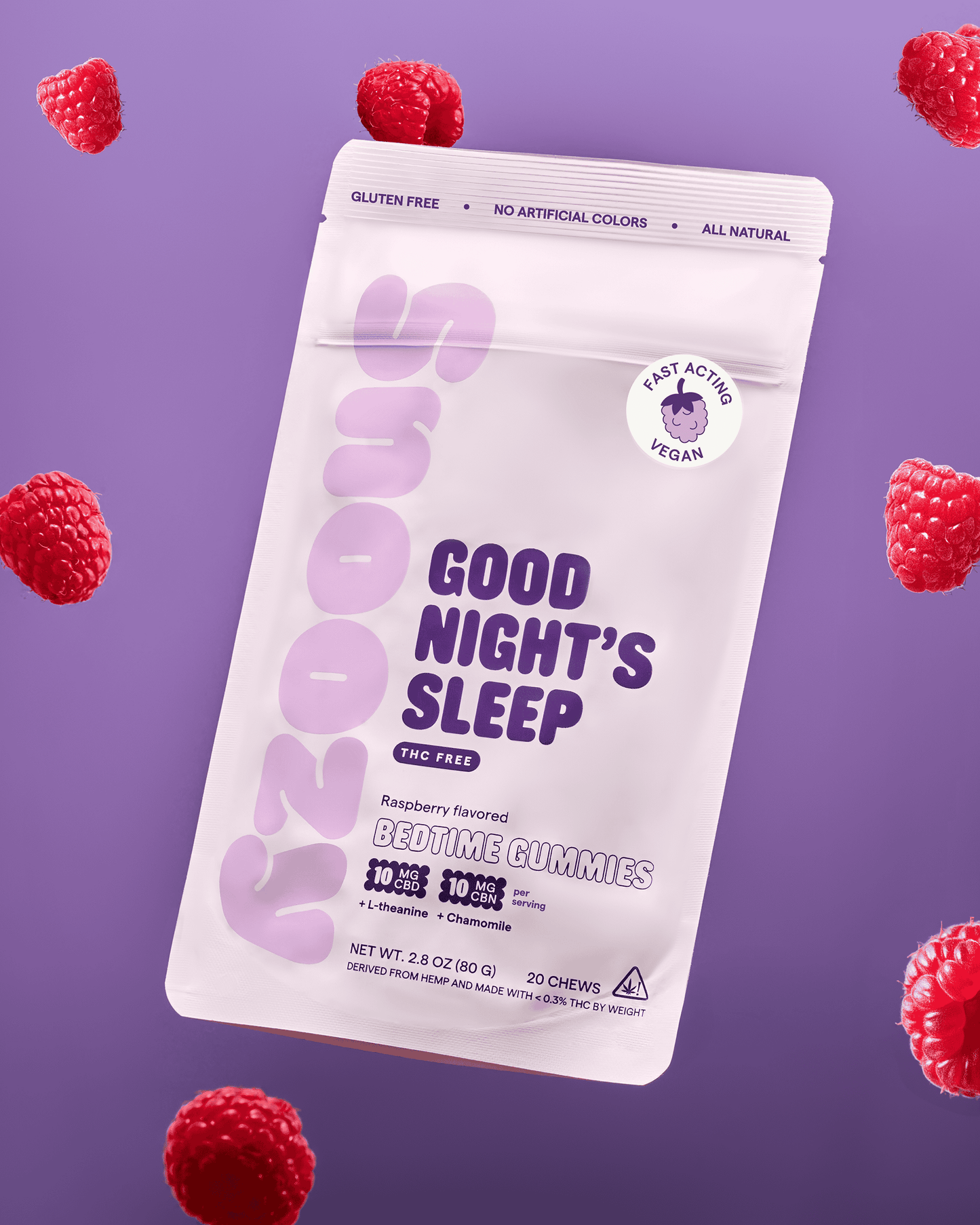 Good Night's Sleep: THC-Free Bedtime Gummies