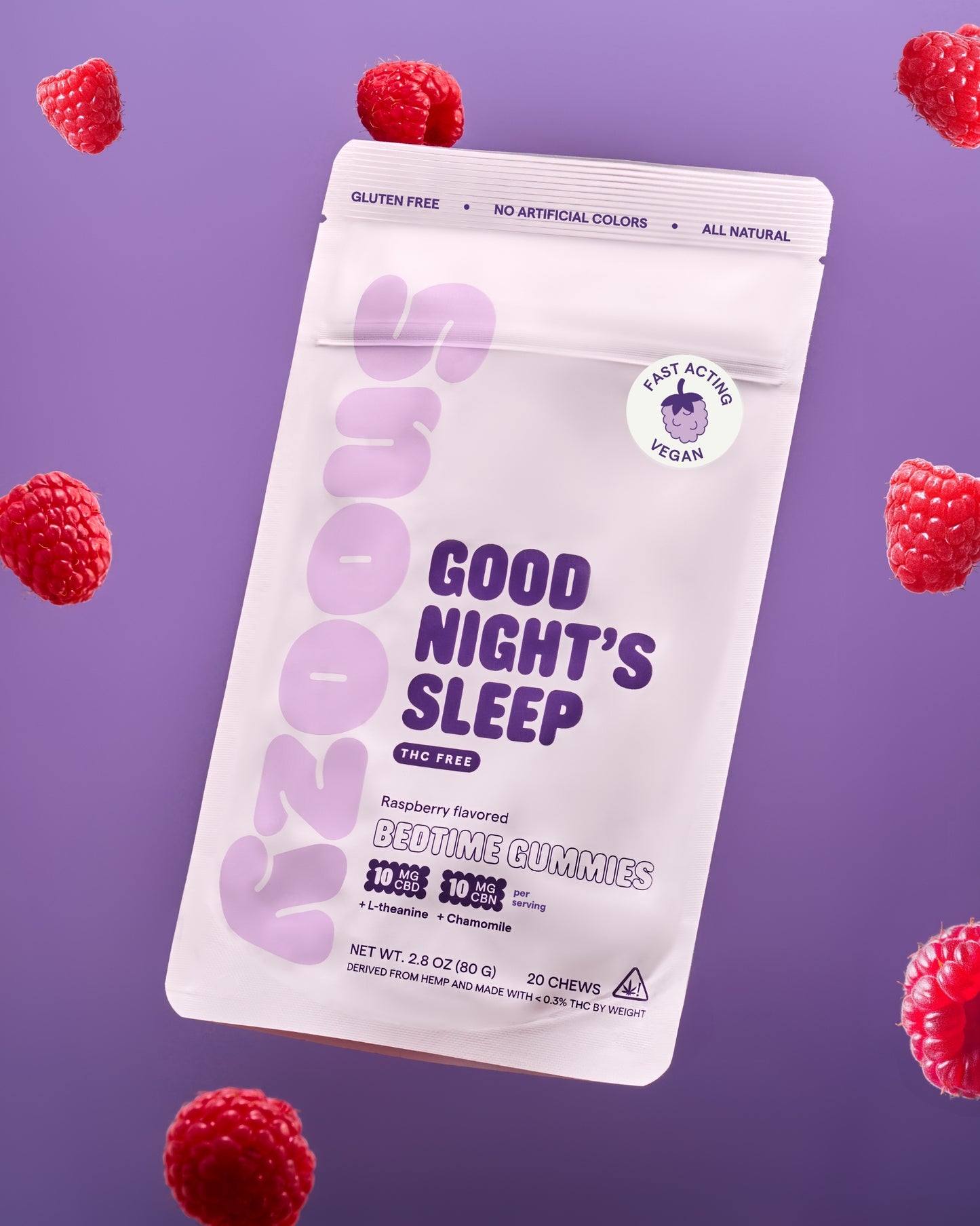 Good Night's Sleep: THC-Free Bedtime Gummies