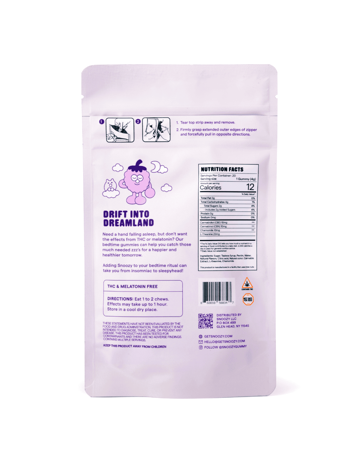 Good Night's Sleep: THC-Free Bedtime Gummies