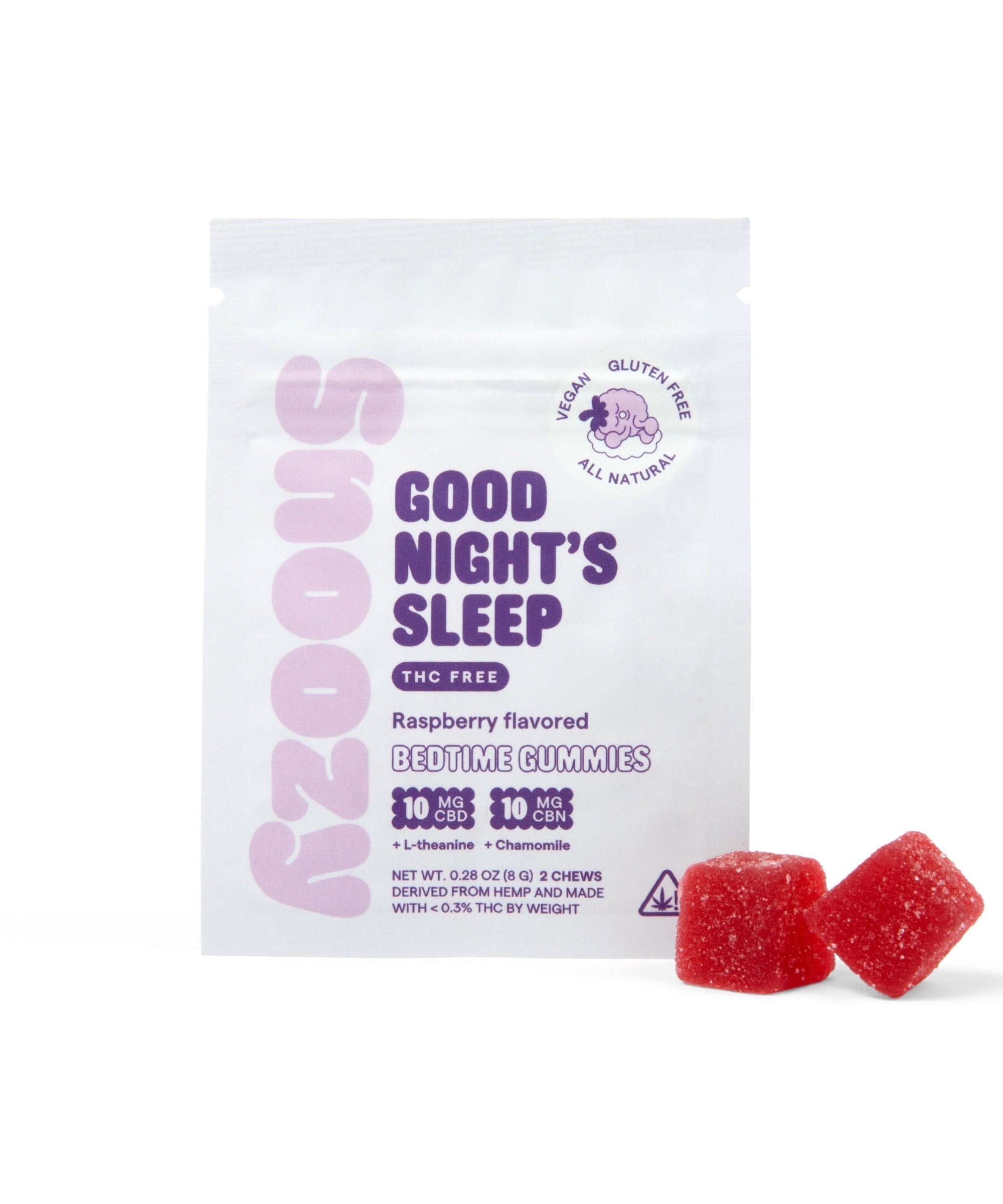 Good Night's Sleep: THC-Free Bedtime Gummies (2 Pack)