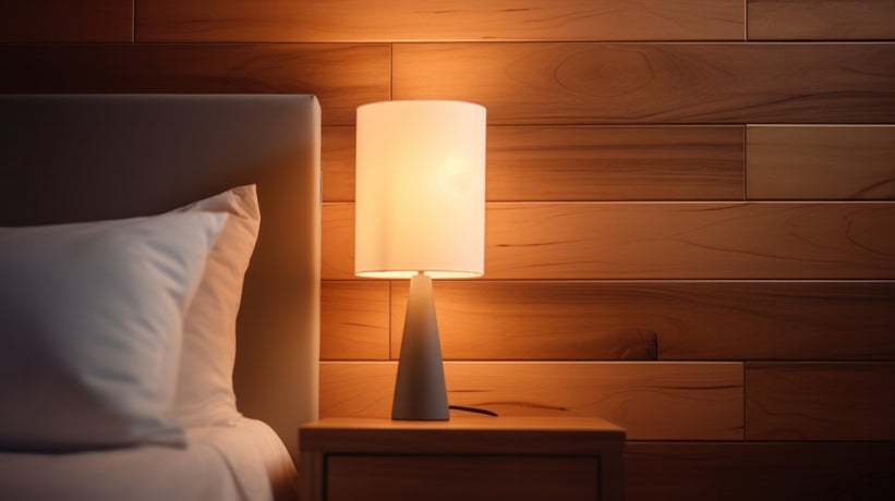 Lamp color store for sleep