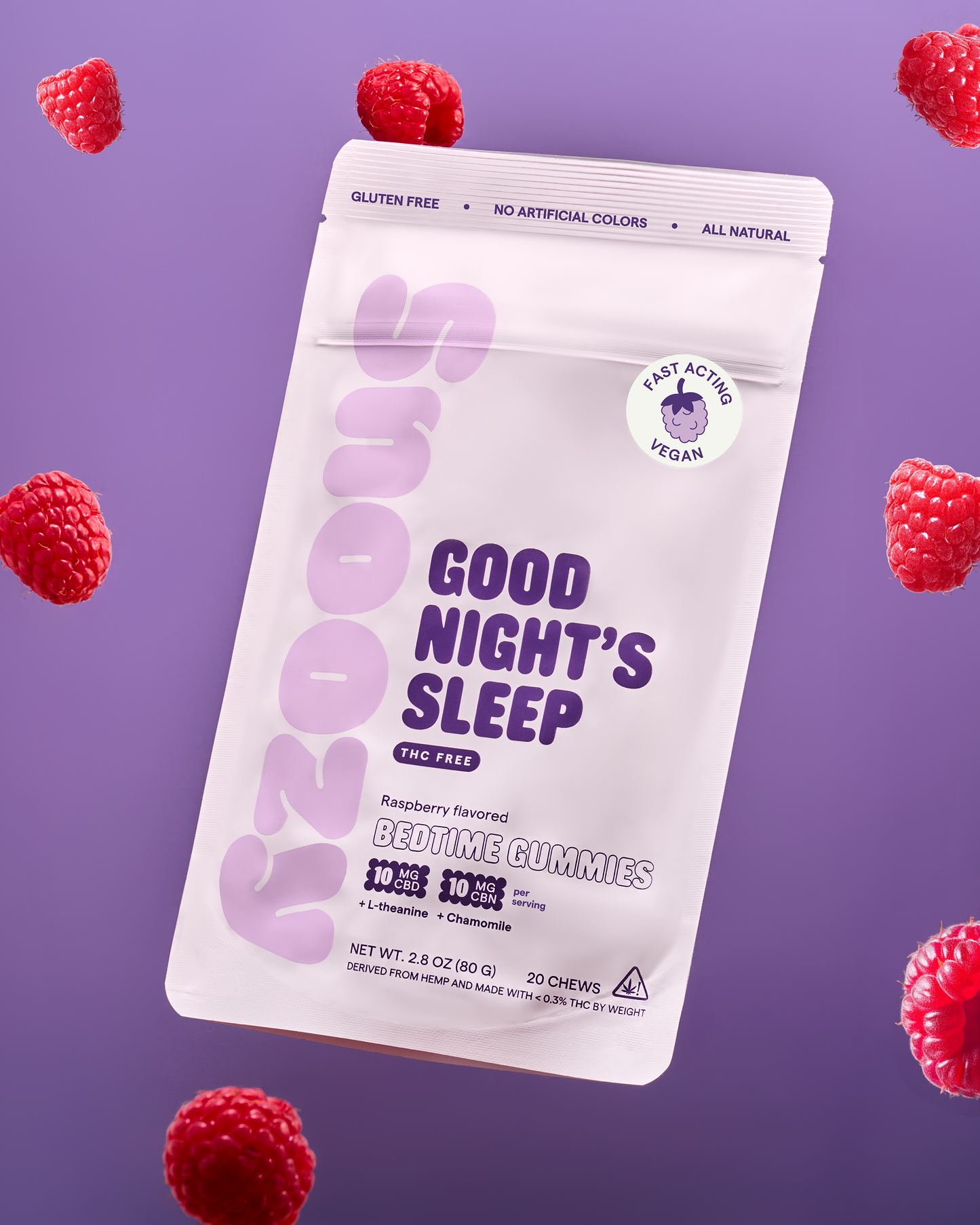 Good Night's Sleep: THC-Free Bedtime Gummies