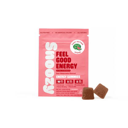 Extra Strength Feel Good Energy: Energy Gummies (2 Pack)