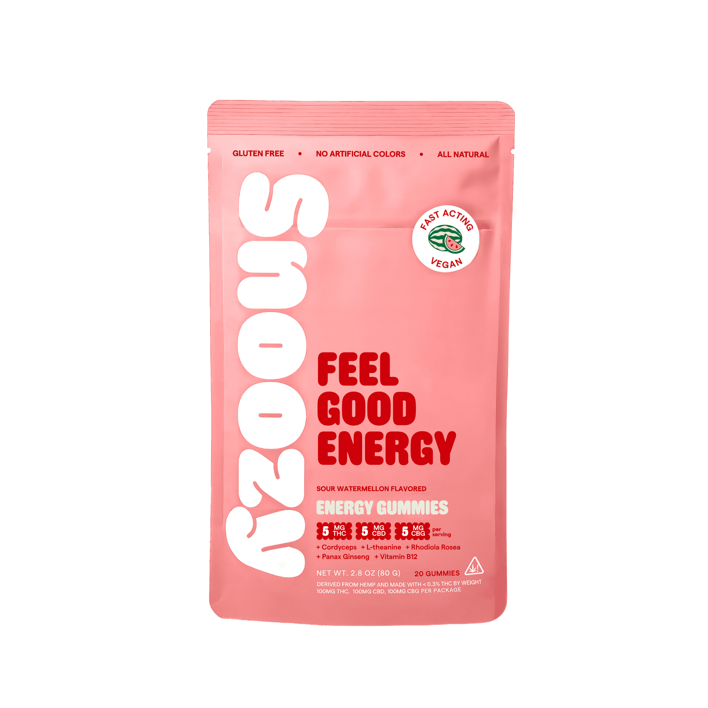 Feel Good Energy - Wholesale Case (20 Count Pouches)