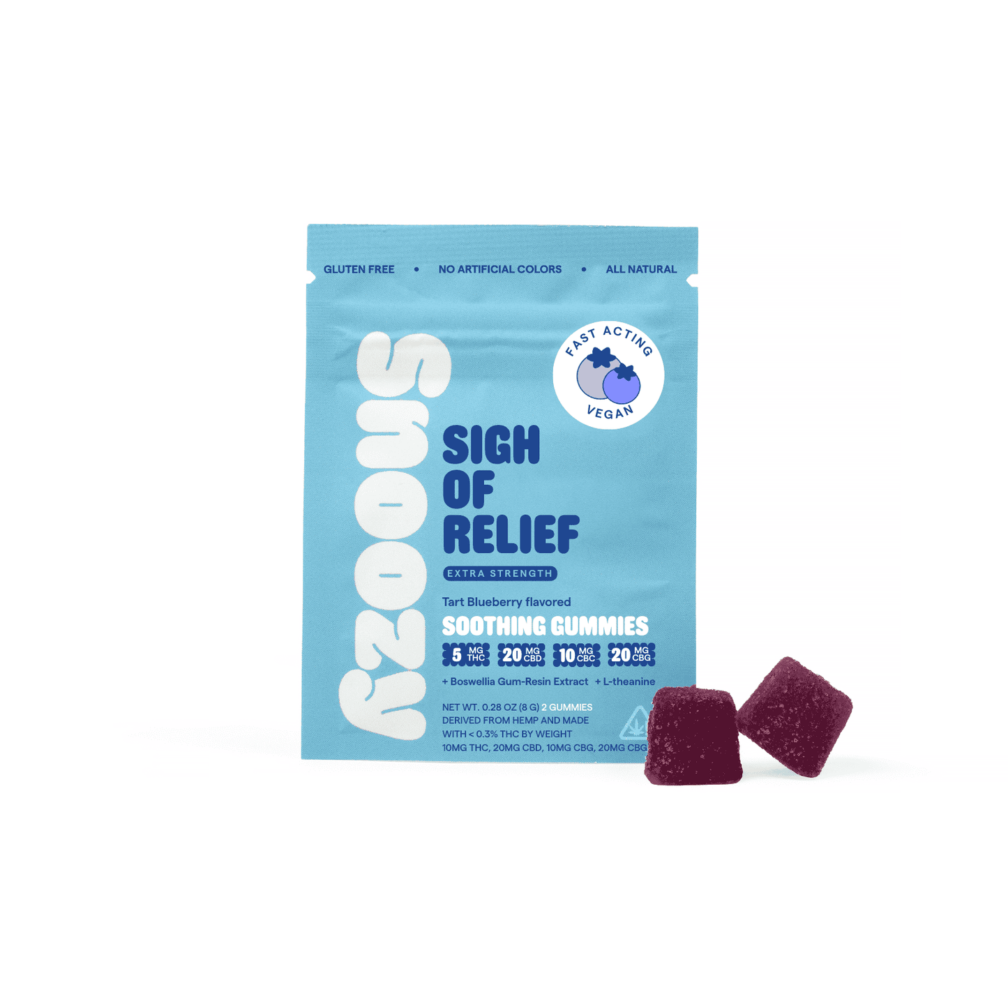 Extra Strength Sigh of Relief: Relief Gummies (2 Pack)