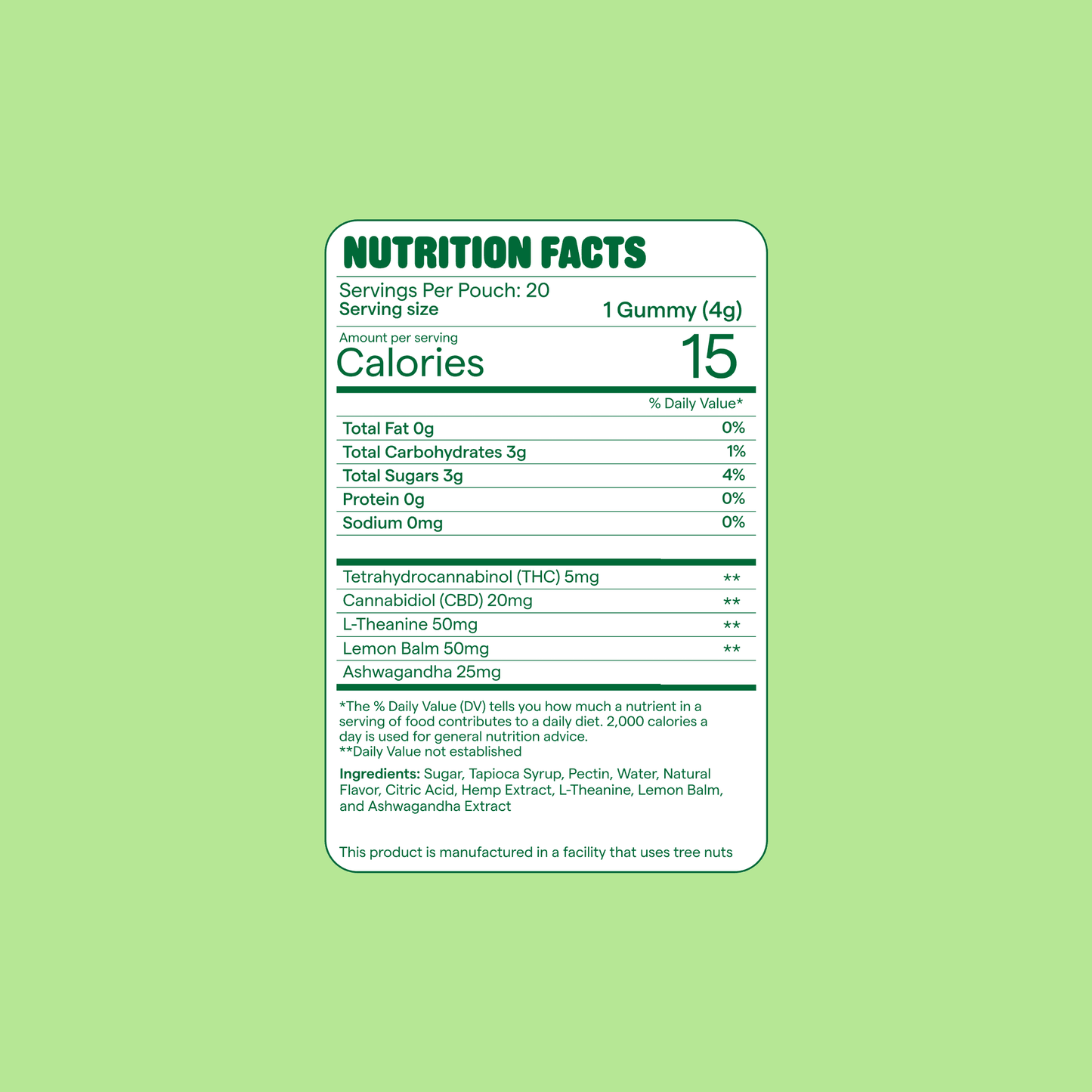 Stress Free Mind: Soothing Gummies (2 Pack)