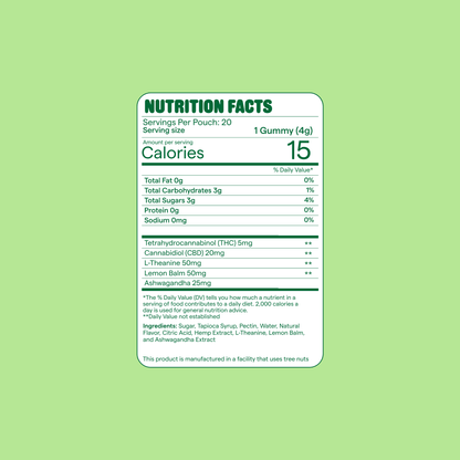 Stress Free Mind: Soothing Gummies (2 Pack)